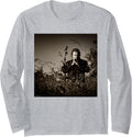 Johnny Cash American Music Legend by Michael Grecco Long Sleeve Apparel | US Best Seller