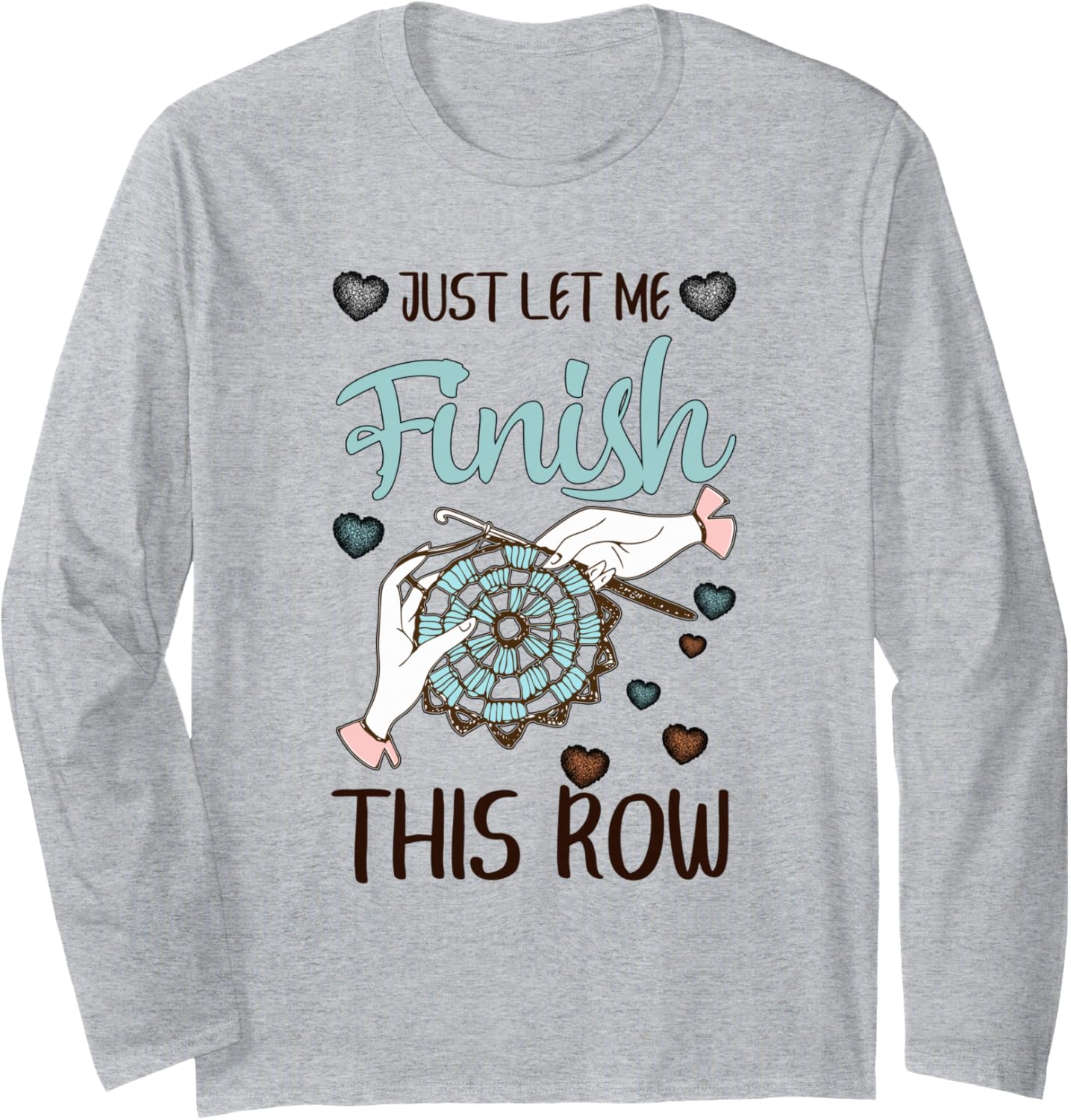 Funny Crochet Knitting Yarn Lovers Long Sleeve Yarn Supply | Trending 2025 | Best Seller Choice