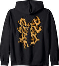 Coquette Bow Leopard Cheetah Print For Women Girls Girly Mom Zip Hoodie Hoodie Premium Print Fan Favorite