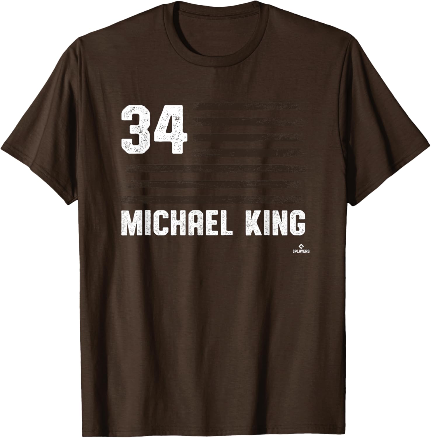 Flag Stripes Michael King San Diego Baseball MLBPA Apparel | Viral Streetwear Style