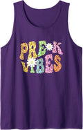 Groovy PRE K VIBES School Teacher Cheetah PreK Retro Trendy Tank Top Tank Top Viral TikTok Find Fan Favorite