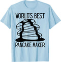 Funny Pancake Saying Design World's Best Pancake Maker Apparel | US Viral Style | Comfort Daily Wear