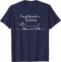 I've Got Friends In Low Places Dachshund Line Drawing Wiener Apparel | Premium Quality | Top Rated Comfort