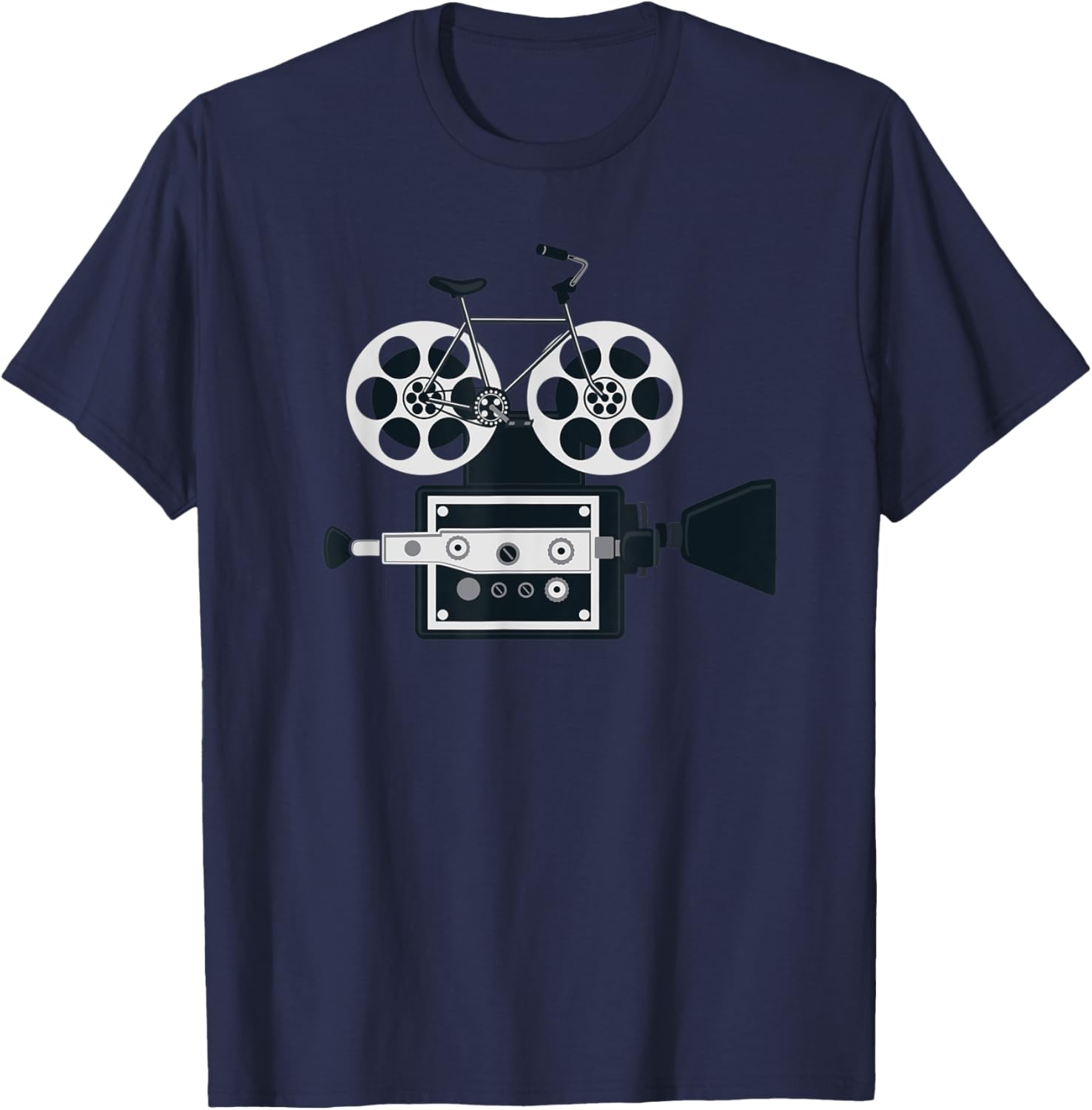 Retro Vintage Camera Bicycle Filmmaker T-Shirt T-Shirt | Best Seller Pick | Comfort Daily Wear