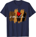 Smile Heart Trendy Love Leopard Cheetah Animal Print Shirt T Shirt Premium Print Gift Ready