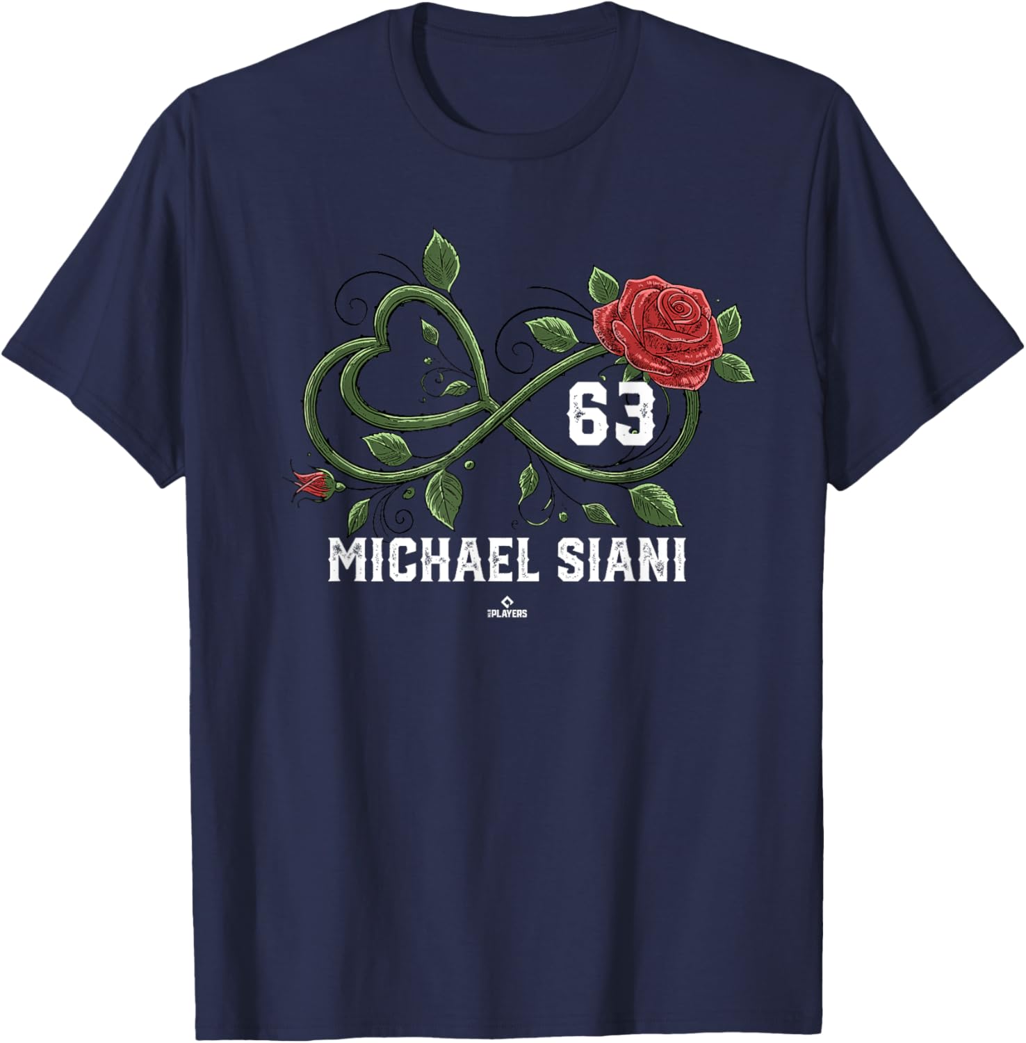 Infinite Heart Rose Thorns Michael Siani St Louis Baseball Apparel | US Best Seller
