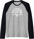 I Thought I Saw A Spider T-Shirt funny saying sarcastic yarn Raglan Baseball Tee T-Shirt | Viral US Pick | Customer F...