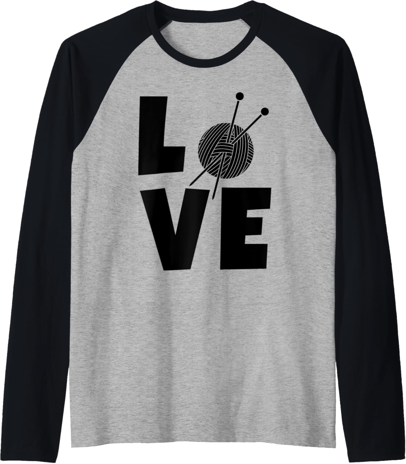 Love Yarn Tee Shirts Women Funny Crochet Lovers Gift Raglan Baseball Tee T-Shirt | Top Rated | Perfect for Crafters