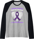 I Wear Purple For My Friend Lupus Awareness Cheetah Print Raglan Baseball Tee T Shirt Streetwear Style Fan Favorite
