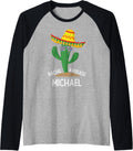 Nacho Average Michael Shirt Cinco De Mayo Fiesta Mexican Raglan Baseball Tee T-Shirt | Premium Quality