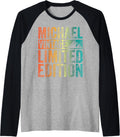 Personalized Name Shirt Michael Vintage Limited Edition Raglan Baseball Tee T-Shirt | Viral Streetwear Style