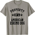 Property Of American Eskimo Dog - Eskimo Dog Lover Shirt T-Shirt for Men Women Kids T-Shirt | Premium Quality | Aesthetic Casual Look