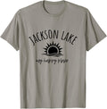 Jackson Lake WY My Happy Place Boating Fishing Sailing Camp Apparel | High Search Volume | Aesthetic Casual Look