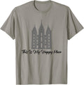LDS Temple, This is My Happy Place Apparel | Google Shopping Optimized | Daily Wear Essential