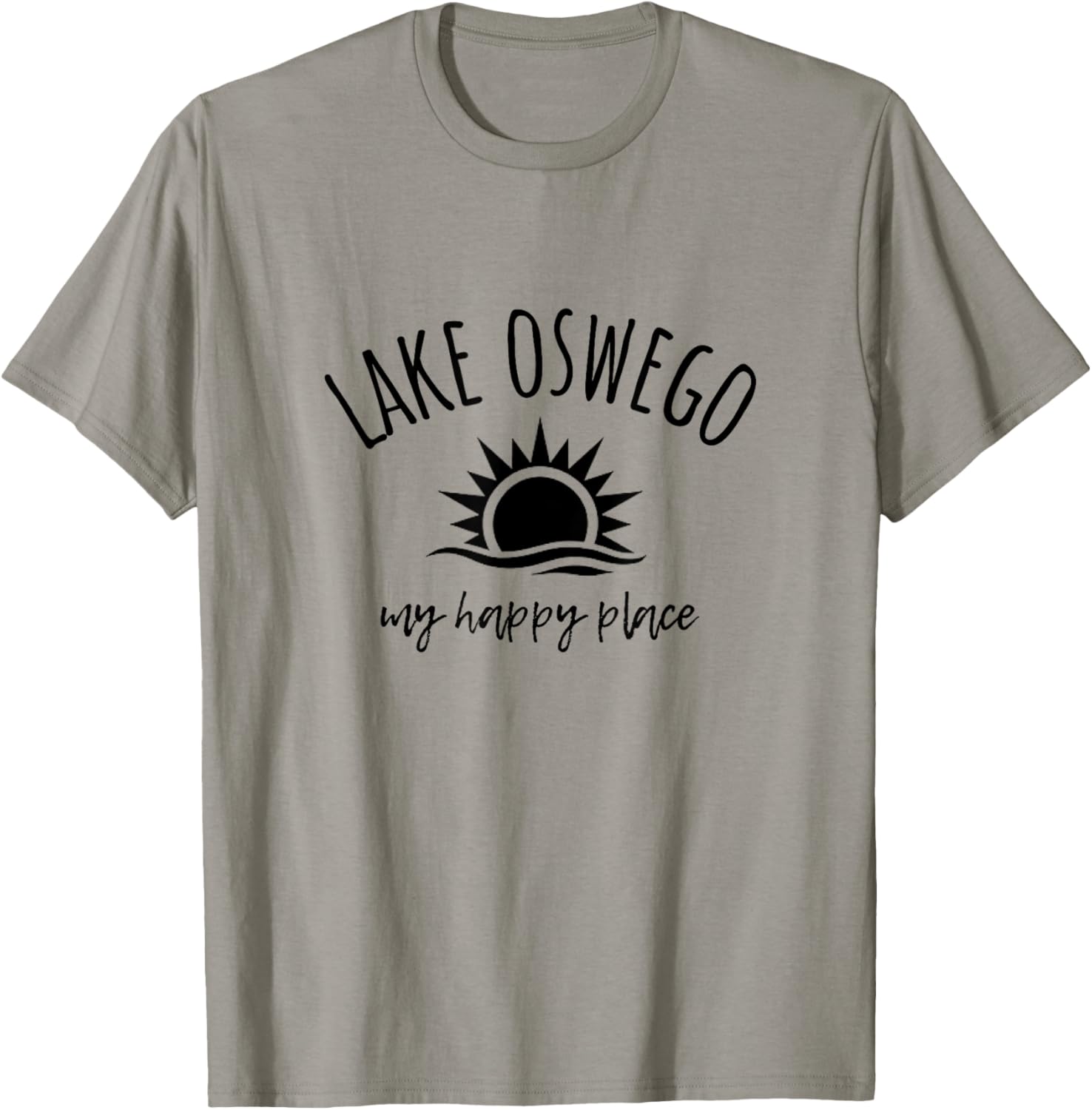 Lake Oswego My Happy Place OR Boating Fishing Camping Apparel | High Search Volume | Top Rated Comfort