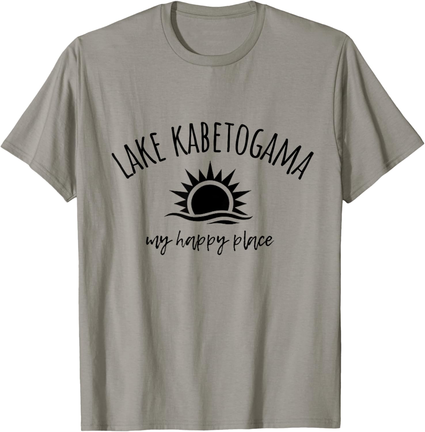 Lake Kabetogama MN My Happy Place Boating Fishing Funny Apparel | High Search Volume | Top Rated Comfort