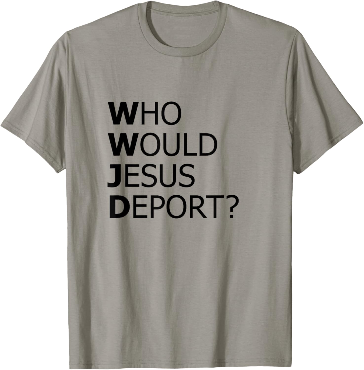 Who Would Jesus Deport Thought-Provoking Social Justice Apparel | Trending 2025 | Aesthetic Fit