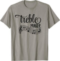 Retro Treble Maker Music Lover Funny Saying Apparel | High Search Volume | Comfort Daily Wear