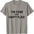 The Farm Is My Happy Place Agriculture T Shirt T-Shirt | Premium Quality | Customer Favorite