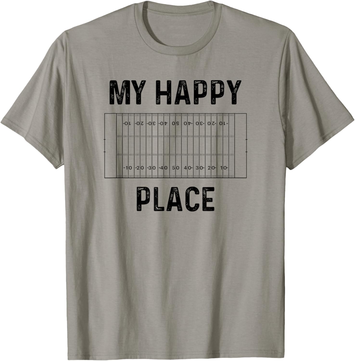 My Happy Place Football Lover Apparel | Premium Quality | Daily Wear Essential