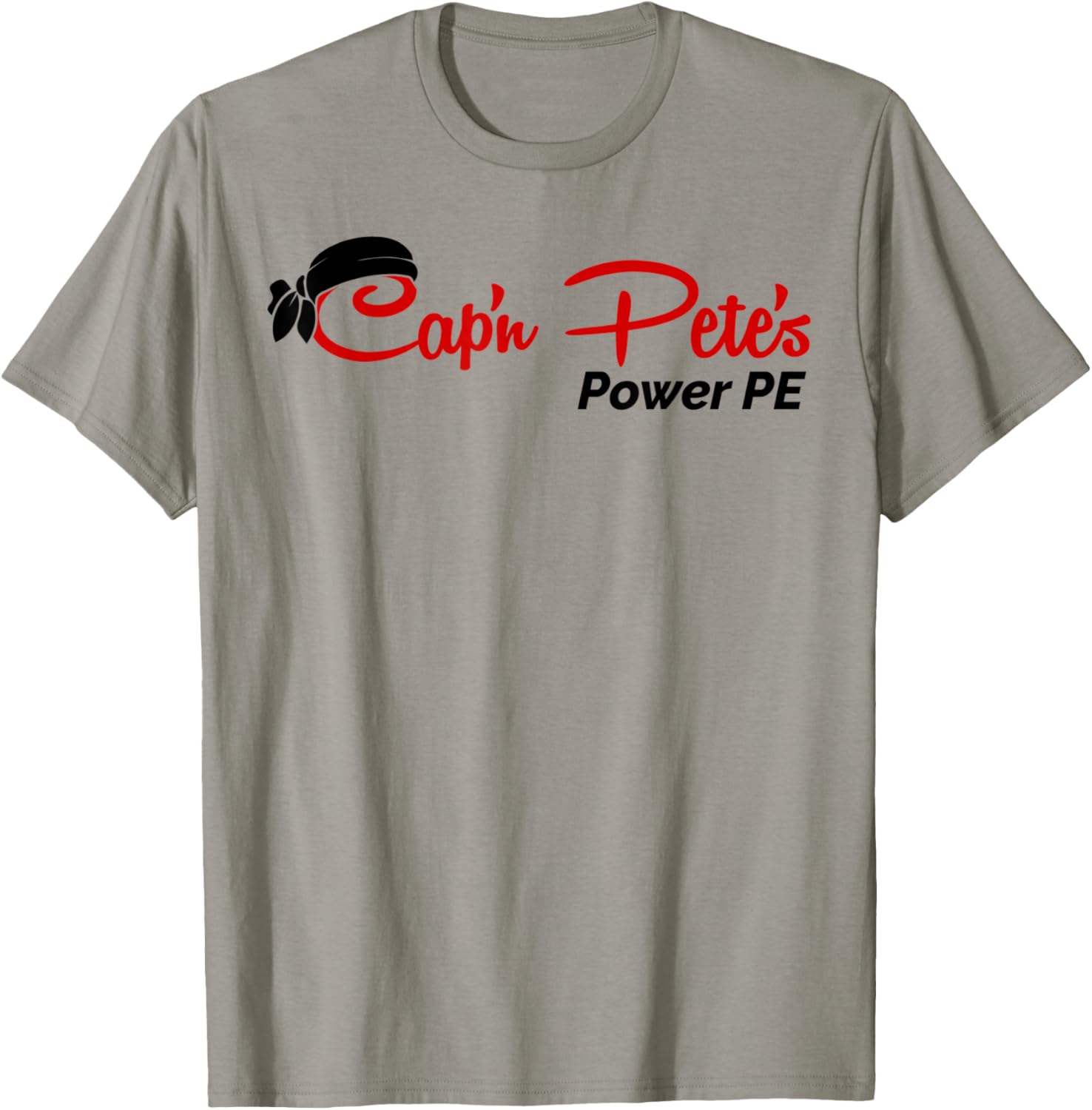 Cap'n Pete's Power PE Web Logo- Large Center Placement Apparel | Trending 2025 | Daily Wear Essential