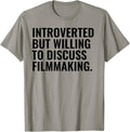 Introverted But Willing Filmmaking Director Funny Filmmaker Apparel | Premium Quality | Must-Have Style
