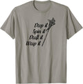 Hand Spinning Roving & Dyeing Drop Spin Draft Wrap Shirt T-Shirt | Premium Quality | High CTR Title