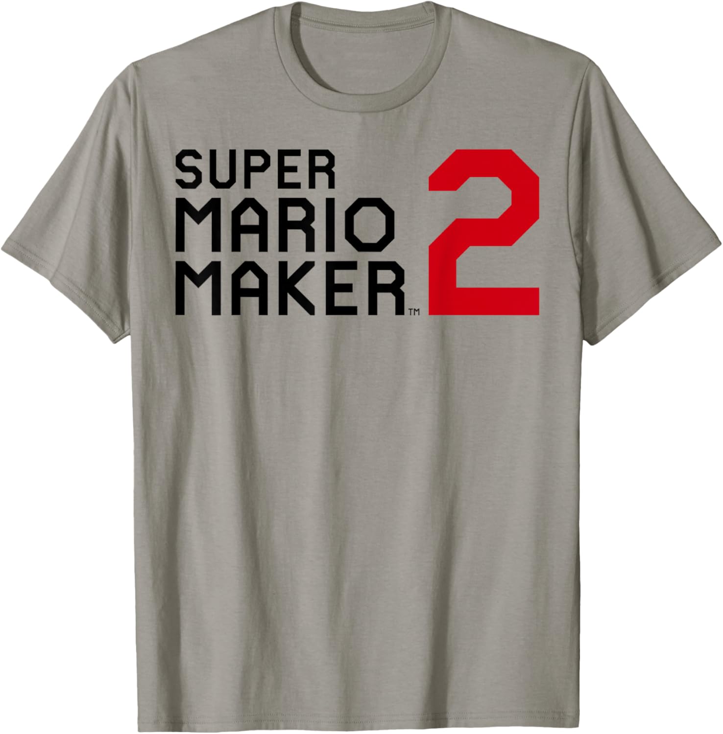 Super Mario Maker 2 Block Text Game Logo Apparel | Premium Quality | Perfect Gift Idea