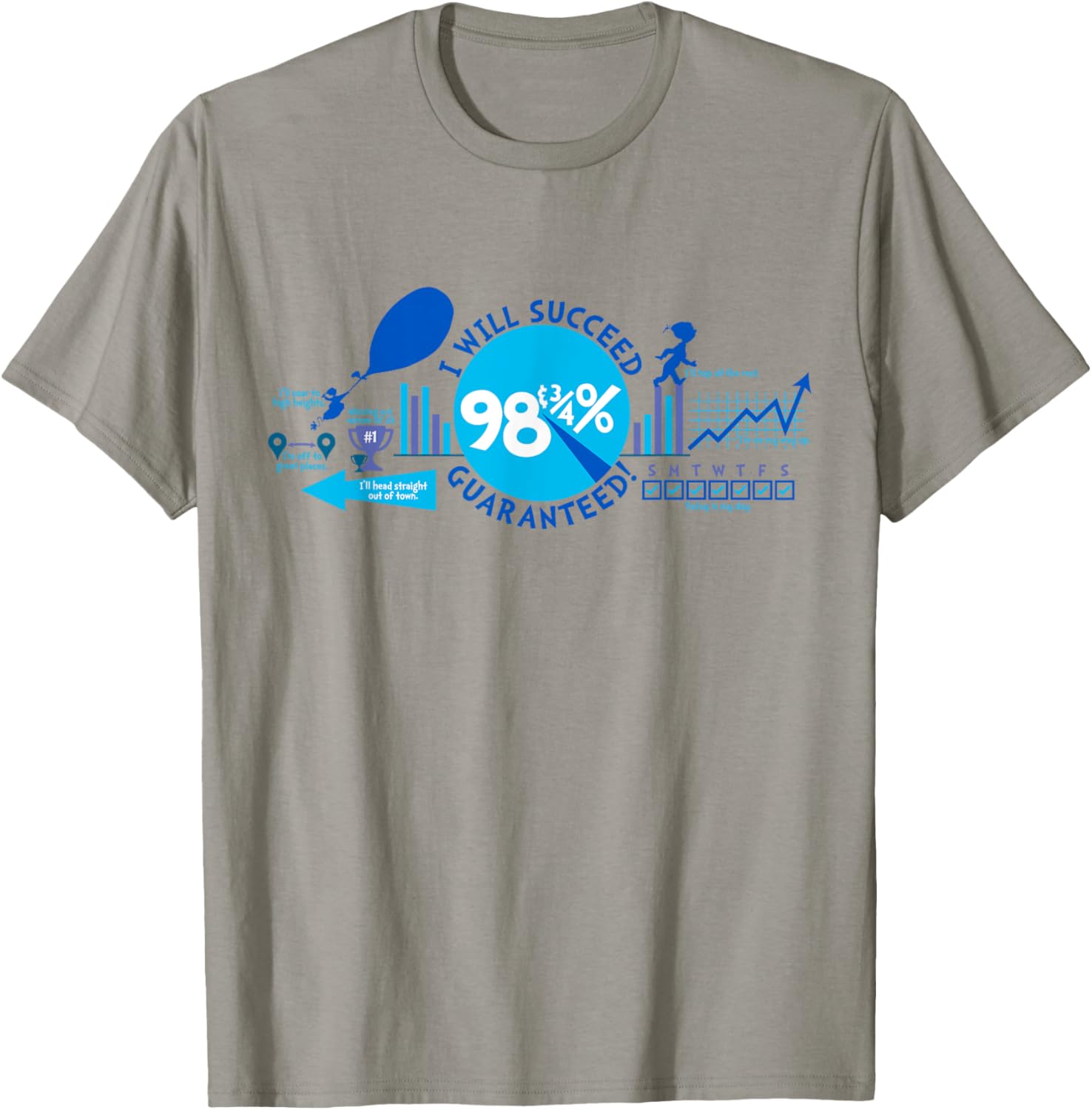 Dr. Seuss Oh The Places You'll Go - I Will Succeed T-shirt T-Shirt | Google Shopping Optimized | Aesthetic Casual Look