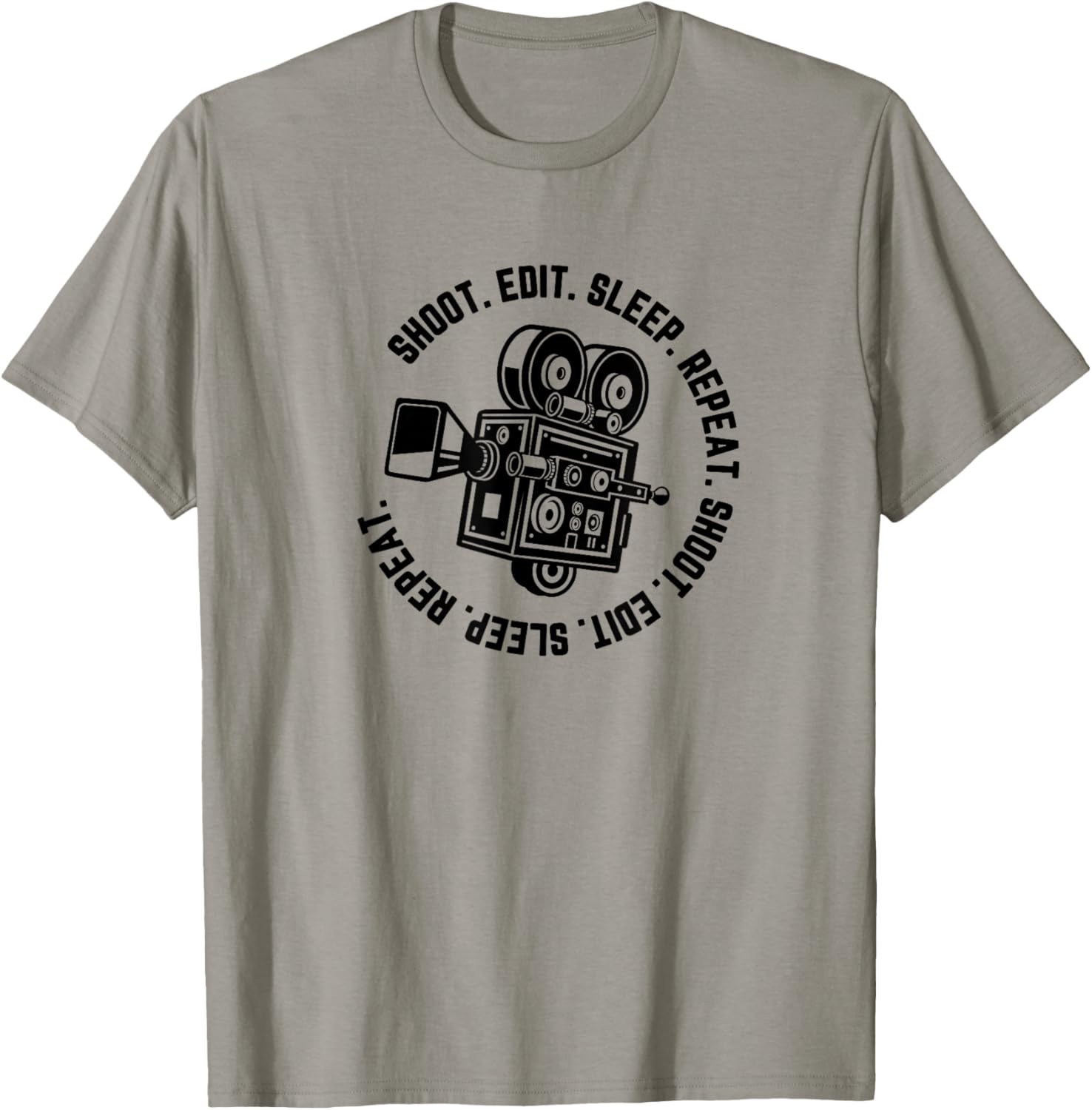 Film Making Movie Camera Shoot Edit Sleep Repeat Filmmaker Apparel | Trending 2025 | Aesthetic Fit