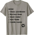 Mom Chaos Coordinator Boo-boo Kisser, Snack Maker, T-Shirt T-Shirt | US Viral Style | Aesthetic Fit