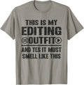 This Is My Editing Outfit Video Editor Jokes Movie Filmmaker Apparel | Best Seller Pick | Comfort Daily Wear
