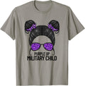 Purple Up Military Child Cheetah Print Girls Purple Up Apparel Streetwear Style US Top Pick