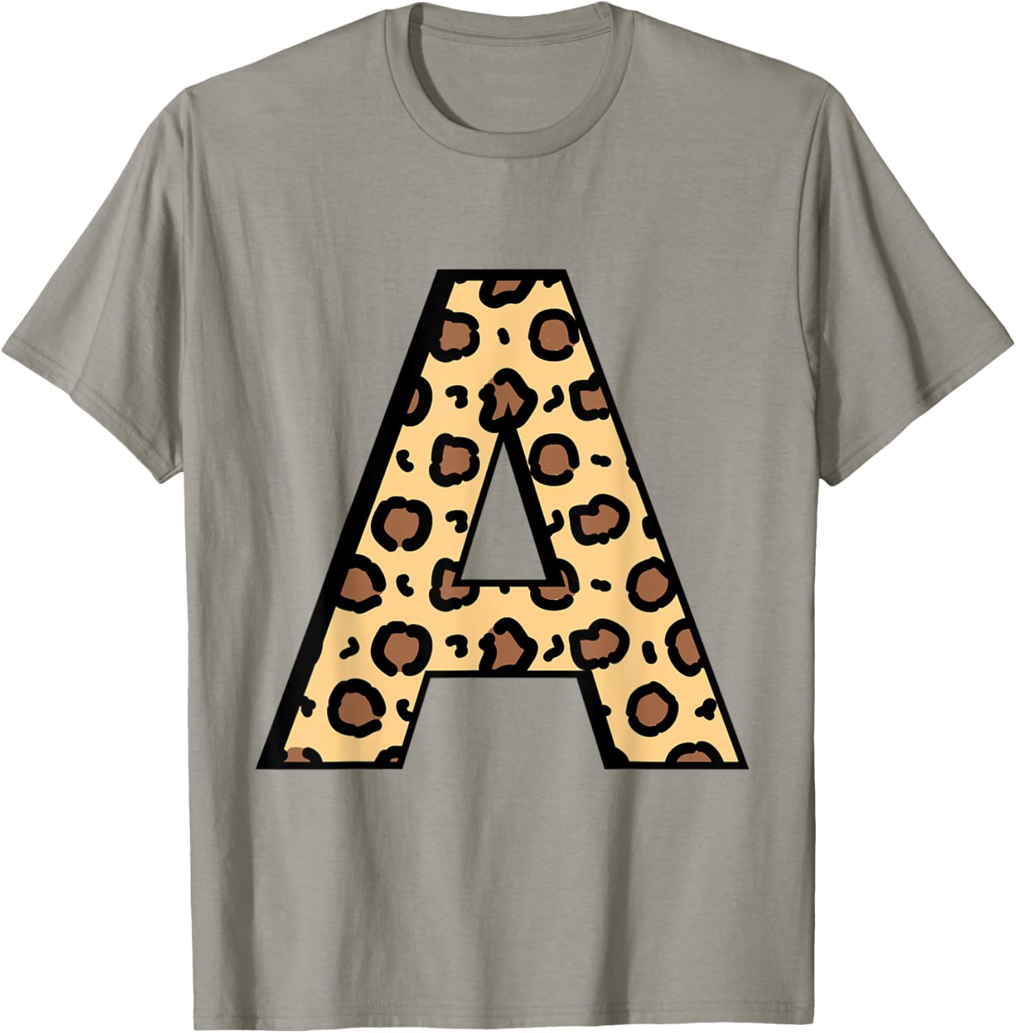 Awesome Letter A Initial Name Leopard Cheetah Animal Print Apparel High Search Demand Best Seller Look
