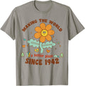 Making world better place since 1942 birthday celebration Apparel | Top Conversion Title | Aesthetic Casual Look