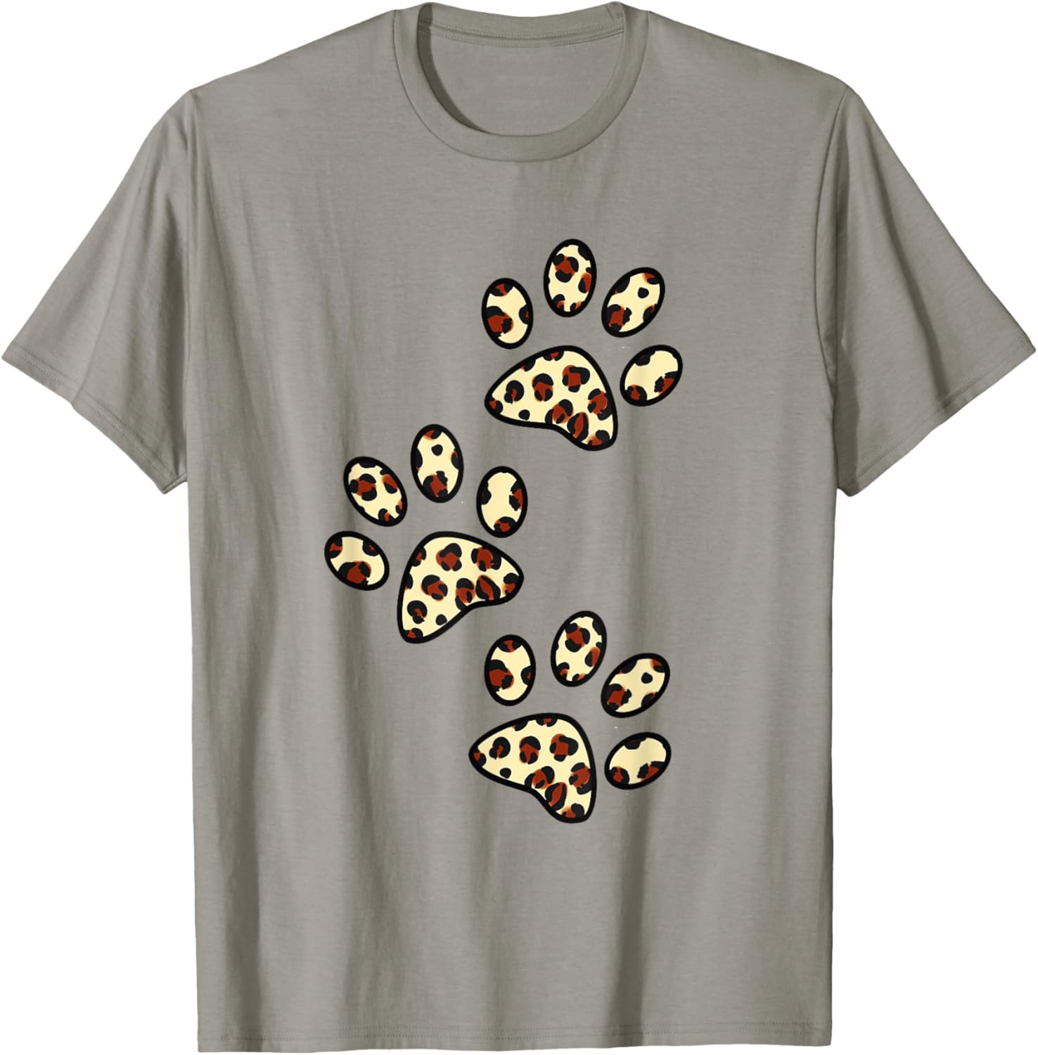 Leopard Cheetah Paw Print t shirt Dog Cat Lover T Shirt High Search Demand US Top Pick
