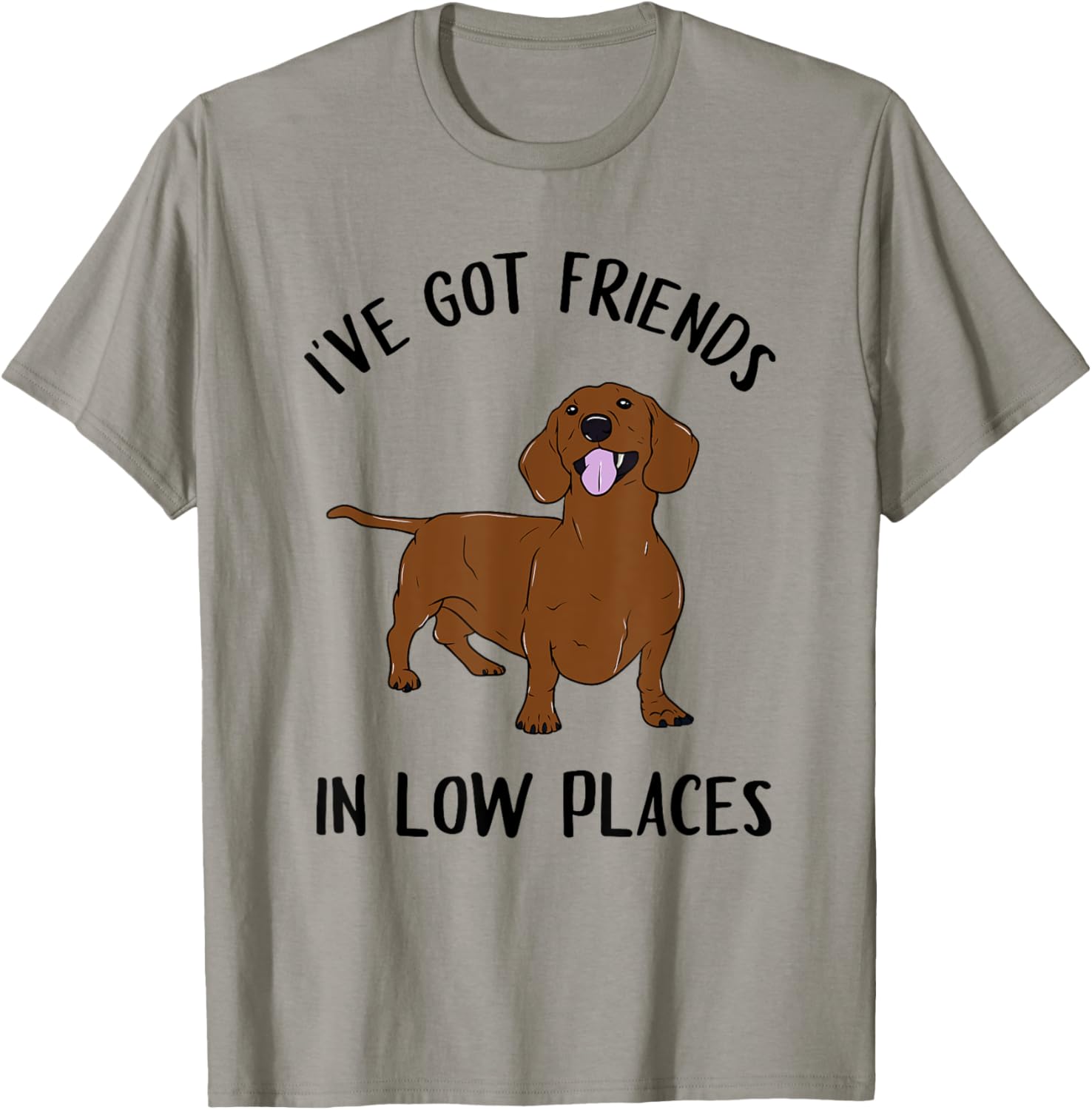 I've Got Friends In Low Places Dachshund Gift Apparel | Trending 2025 | Customer Favorite