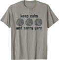 Keep Calm And Carry Yarn Funny Sarcastic Yarn Supply | Trending 2025 | Customer Favorite
