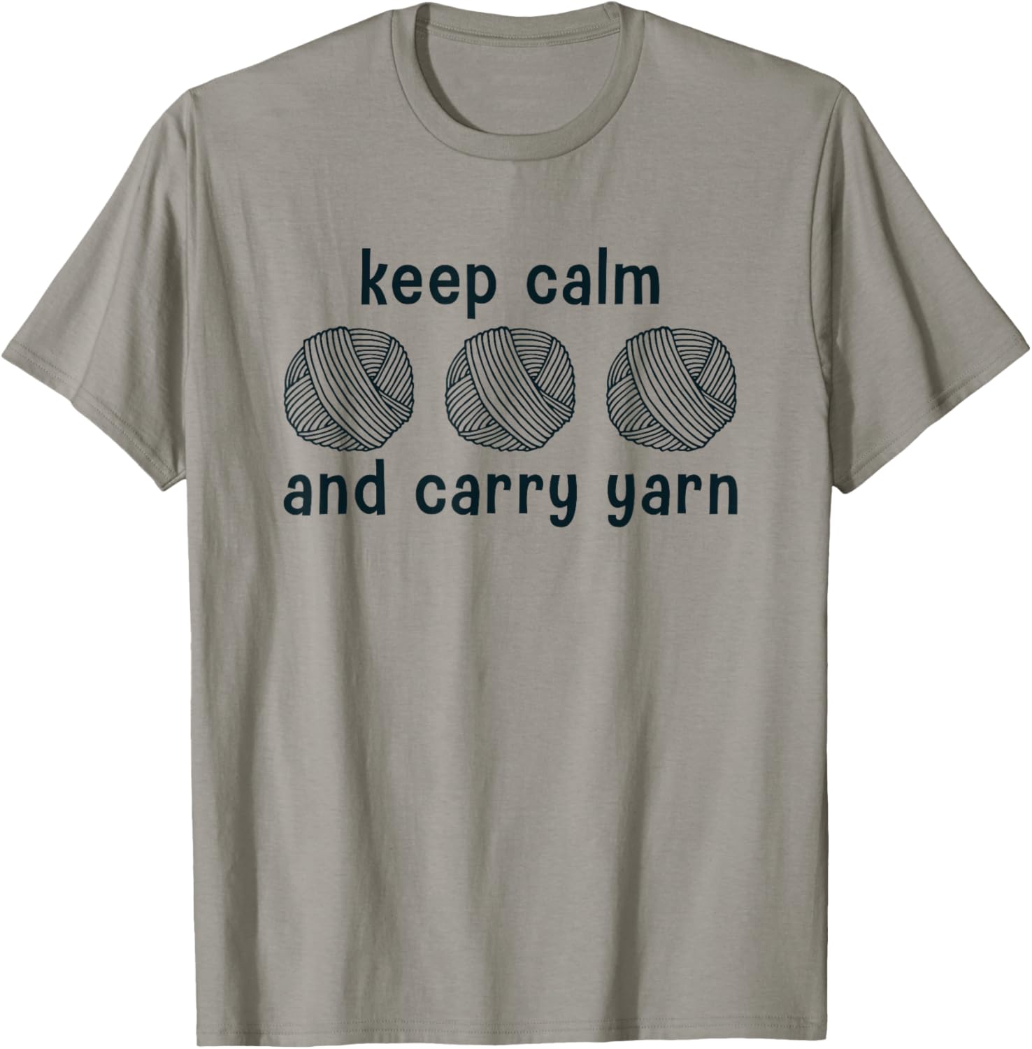 Keep Calm And Carry Yarn Funny Sarcastic Yarn Supply | Trending 2025 | Customer Favorite