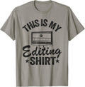This Is My Editing Shirt Videography Video Editor Filmmaker T-Shirt | High Search Volume | Must-Have Style