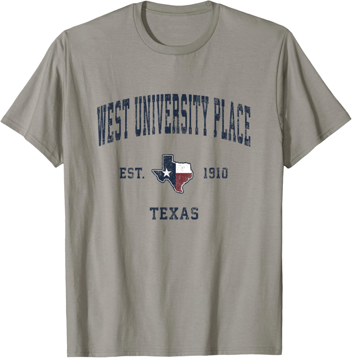 West University Place Texas Vintage State Flag Sports Navy Apparel | US Viral Pick | High CTR Boost