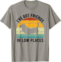 I've Got Friends in Low Places Basset Hound Retro Apparel | Premium Quality | Perfect Gift Choice