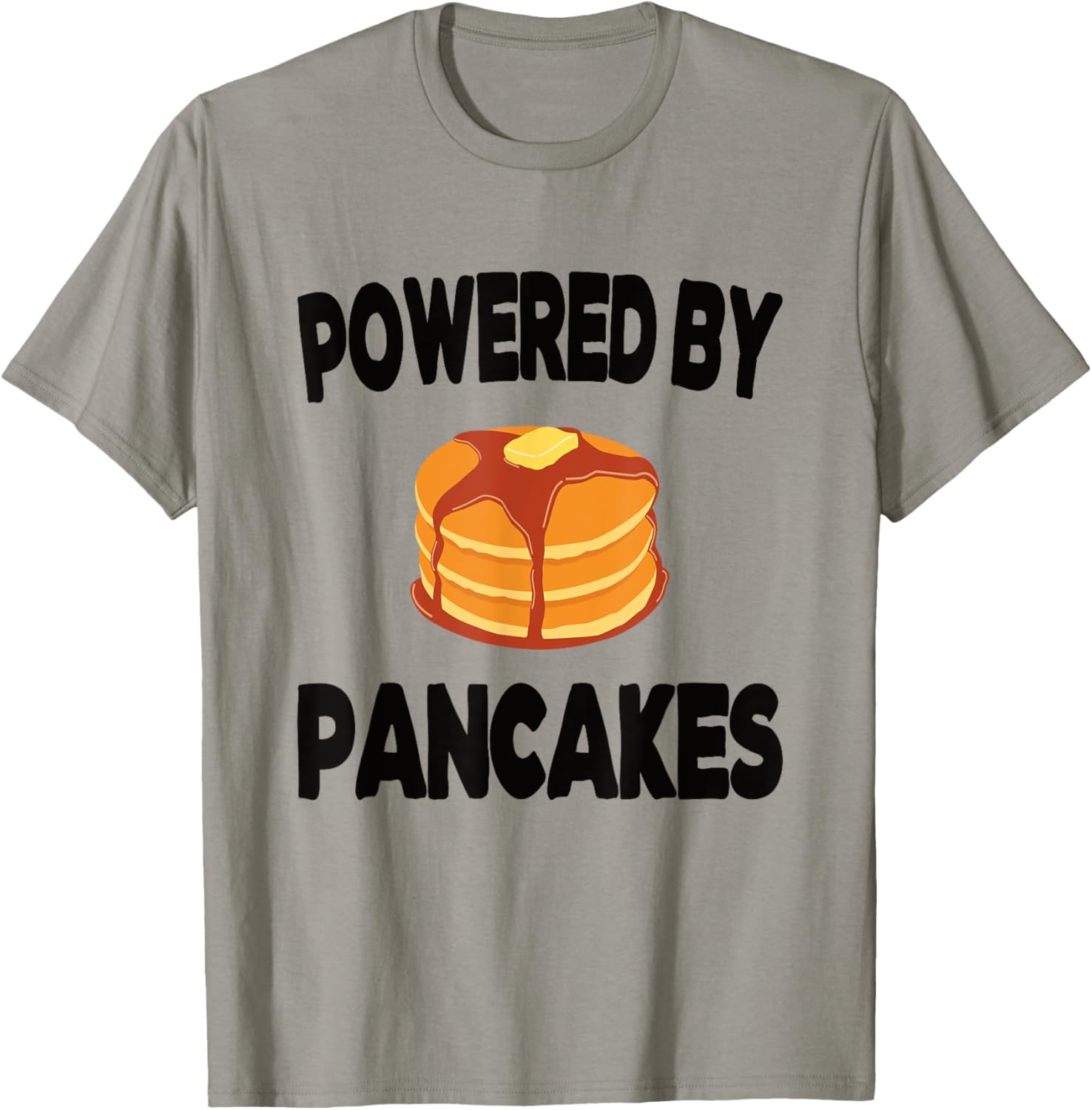 Powered By Pancakes Pancake Lover Pancake Maker Apparel | Best Seller Pick | Comfort Daily Wear