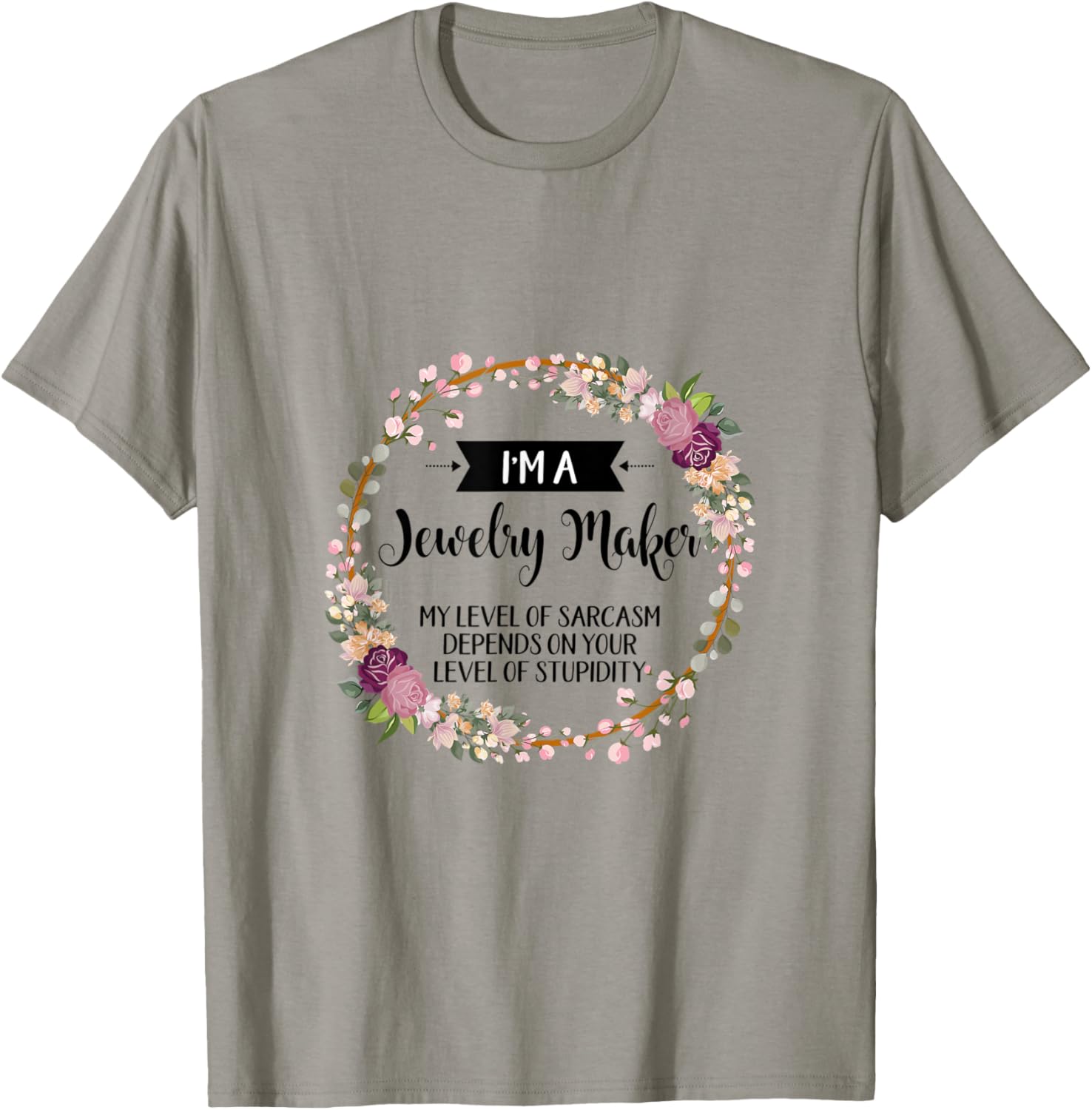 Jewelry maker Level Of Sarcasm Floral For Women Apparel | US Viral Style | Aesthetic Fit