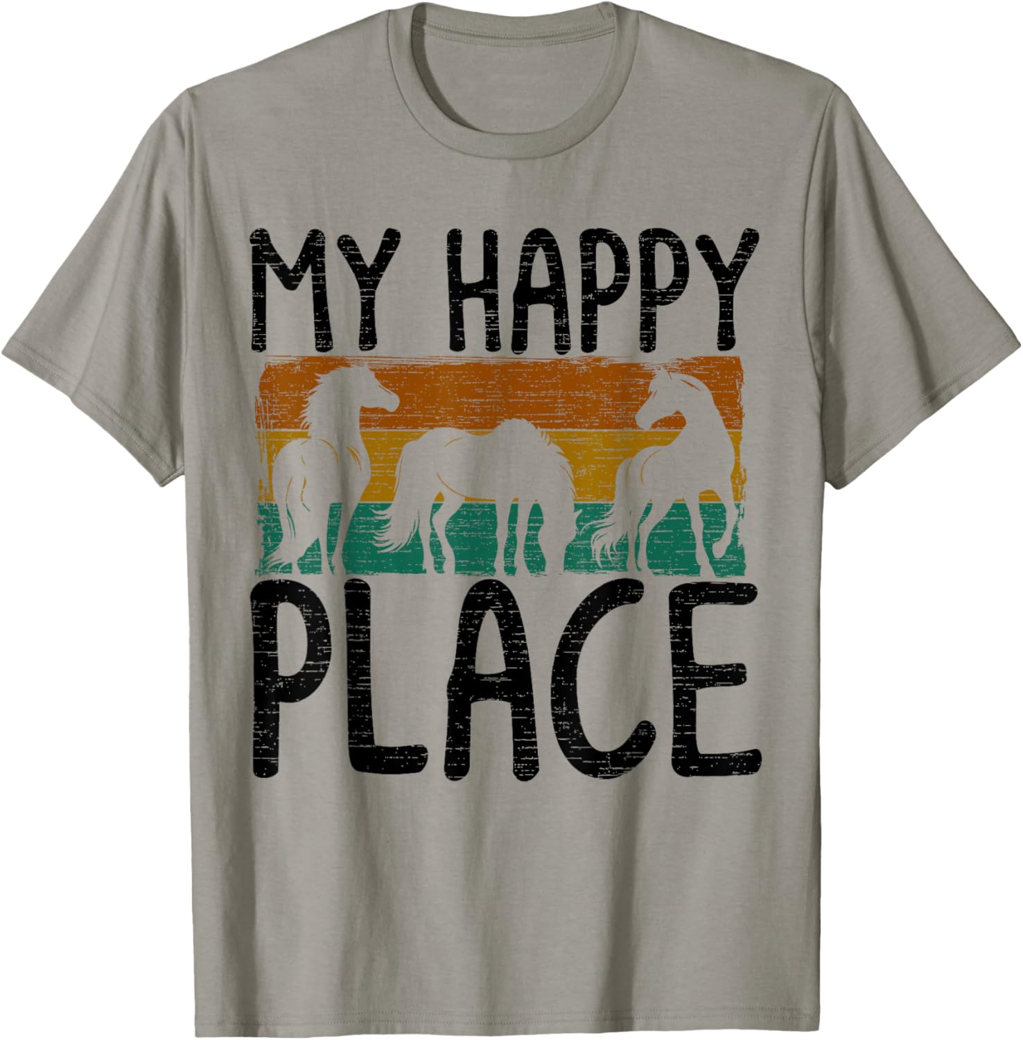 My Happy Place, Horse Riding, Equestrian For Men Women Apparel | Google Shopping Optimized | Customer Favorite