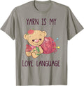 Funny Cute Knitter Yarn Is My Love Language Knitting Yarn Supply | Top Rated | Perfect for Crafters