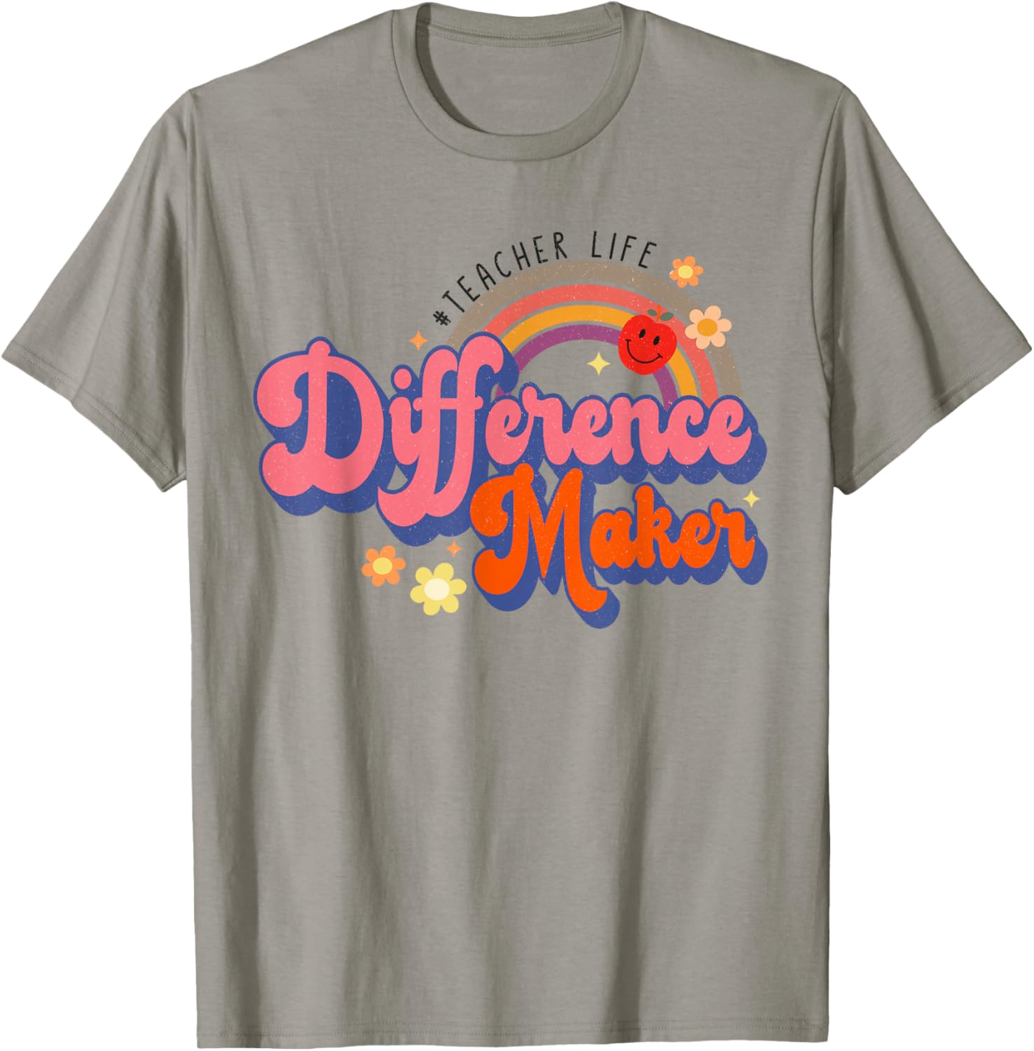Teacher Life Difference Maker T-Shirt for Men Women T-Shirt | Best Seller Pick | Perfect Gift Idea