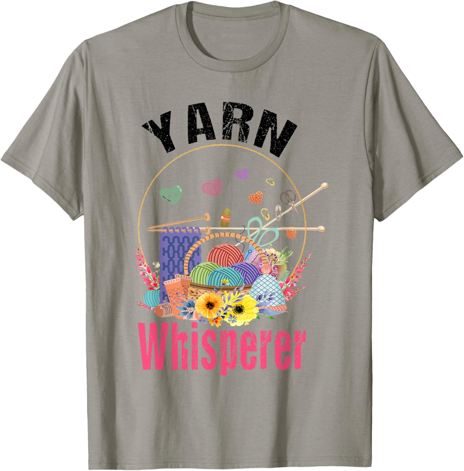 Funny Girl Knitter Yarn Whisperer For yarn Lover mom Grandma Yarn Supply | Premium Quality | Perfect for Crafters