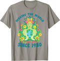 Making the world better place since 1980 birthday Apparel | Premium Quality | Daily Wear Essential
