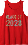Leopard Print CLASS of 2028 Future Graduation 7th Grade Tank Top Tank Top Viral TikTok Find Best Seller Look